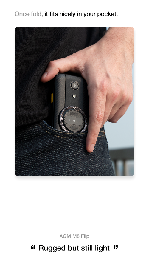Flip phone - AGM M8